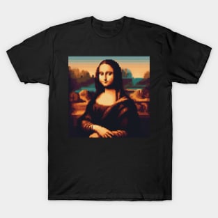 Pixelated Mona Lisa T-Shirt